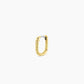 Single 18k gold huggie earring from the jewelry brand Gorjana.