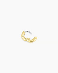 18k gold plated single huggie earring from the brand Gorjana.