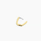 18k gold plated single huggie earring from the jewelry brand Gorjana.