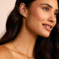 Single 18k gold plated wilder shimmer huggie earring from the jewelry brand Gorjana.