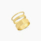 Set of 3 18k gold rings from the jewelry brand Gorjana.