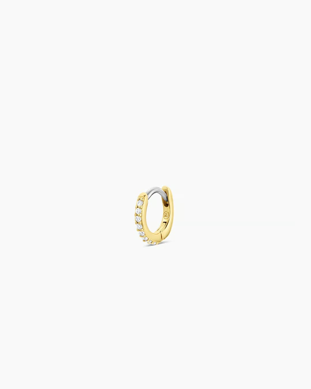 18k Gold Single Shimmer Charm Huggie Earring from the brand Gorjana.