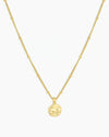 18k gold charm necklace from the jewelry brand Gorjana.
