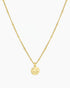 18k gold charm necklace from the jewelry brand Gorjana.