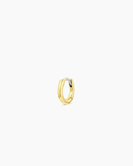 18k gold single huggie earring from the jewelry brand Gorjana.