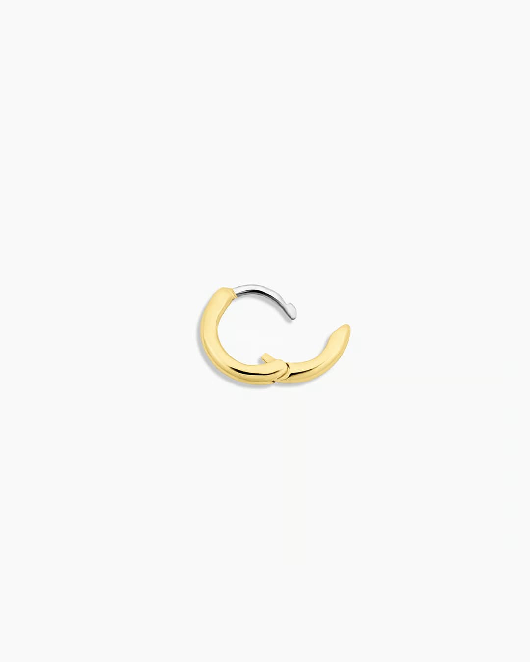 18k gold single huggie earring from the jewelry brand Gorjana.