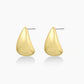 18k gold plated tear drop stud earrings from the jewelry brand Gorjana.