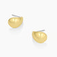 18k gold plated tear drop stud earrings from the jewelry brand Gorjana.