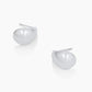 Rhodium Plated tear drop stud earrings from the jewelry brand Gorjana.
