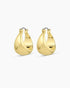 18k gold plated hoop earrings from the jewelry brand Gorjana.