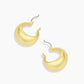 18k gold plated hoop earrings from the jewelry brand Gorjana.