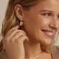 18k gold plated hoop earrings from the jewelry brand Gorjana.
