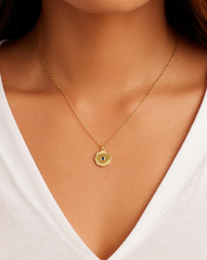 Birthstone Coin Necklace