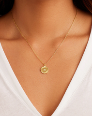 Birthstone Coin Necklace