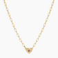 Birthstone Heart Necklace