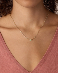 Birthstone Heart Necklace