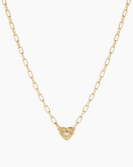 Birthstone Heart Necklace