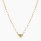 Birthstone Heart Necklace