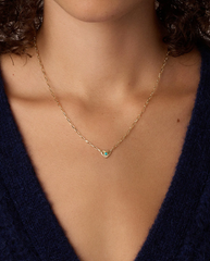 Birthstone Heart Necklace