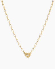 Birthstone Heart Necklace