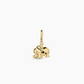 Elephant Parker Charm - Gold