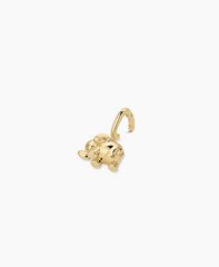 Elephant Parker Charm - Gold