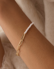 Florence Pearl Chain Bracelet