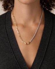 Florence Tennis Chain Necklace