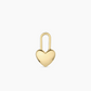 Heart Padlock Charm