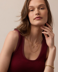 Heart Padlock Interlocking Necklace