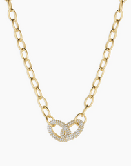 Lou Shimmer Interlocking Necklace