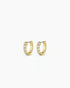Madison Huggie earring in 18k Gold Plated from Gorjana.