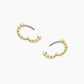 Madison Huggie earring in 18k Gold Plated from Gorjana.