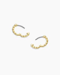 Madison Huggie earring in 18k Gold Plated from Gorjana.