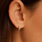Madison Huggie earring in 18k Gold Plated from Gorjana.