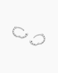 Madison Huggie earring in Silver Plated from Gorjana.