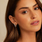 Madison Huggie earring in Silver Plated from Gorjana.