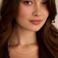 Mini Bow Necklace - Gold