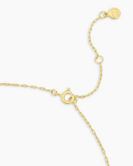 Mini Bow Necklace - Gold