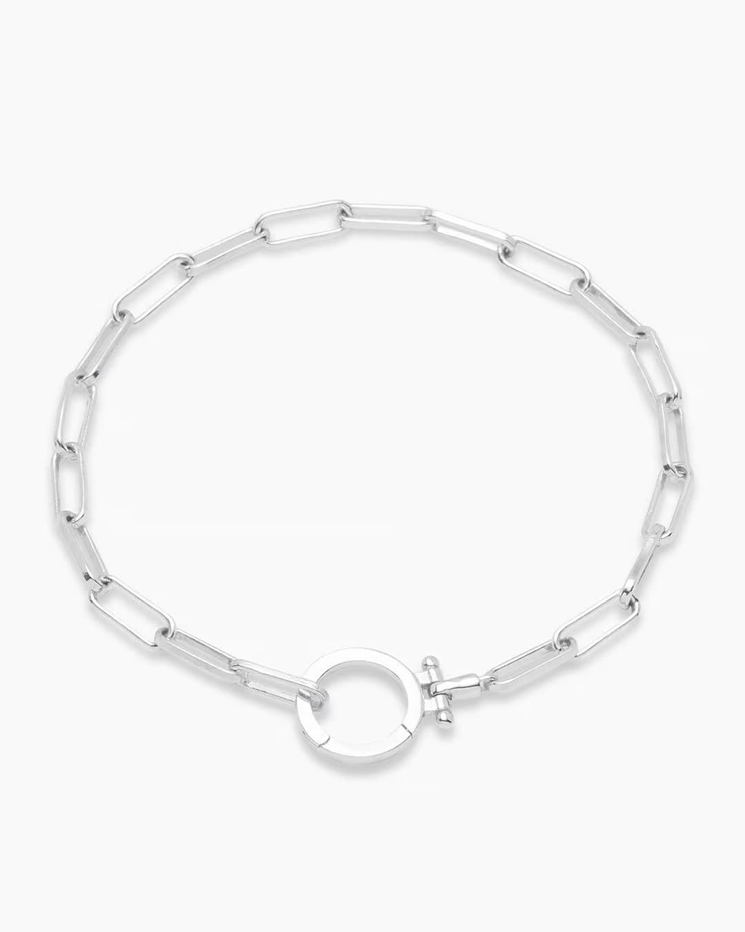 Parker Bracelet Chain link bracelet in Silver Plated Plated from the jewelry brand Gorjana.