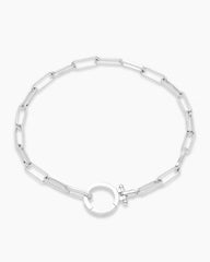 Parker Bracelet Chain link bracelet in Silver Plated Plated from the jewelry brand Gorjana.