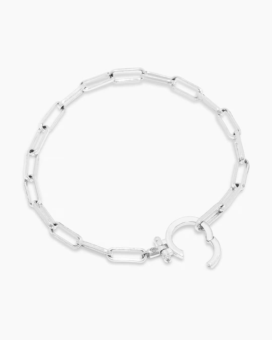 Parker Bracelet Chain link bracelet in Silver Plated Plated from the jewelry brand Gorjana.