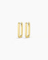 18k gold plated parker huggie earrings from the jewelry brand Gorjana.