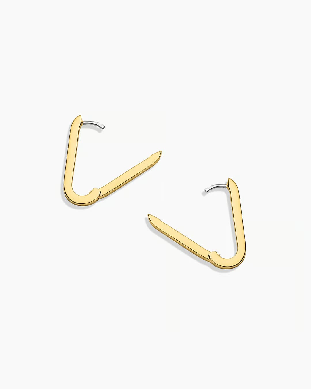 18k gold plated parker huggie earrings from the jewelry brand Gorjana.