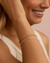 Silver Plated Plated Chain Bracelet from the jewelry brand Gorjana.