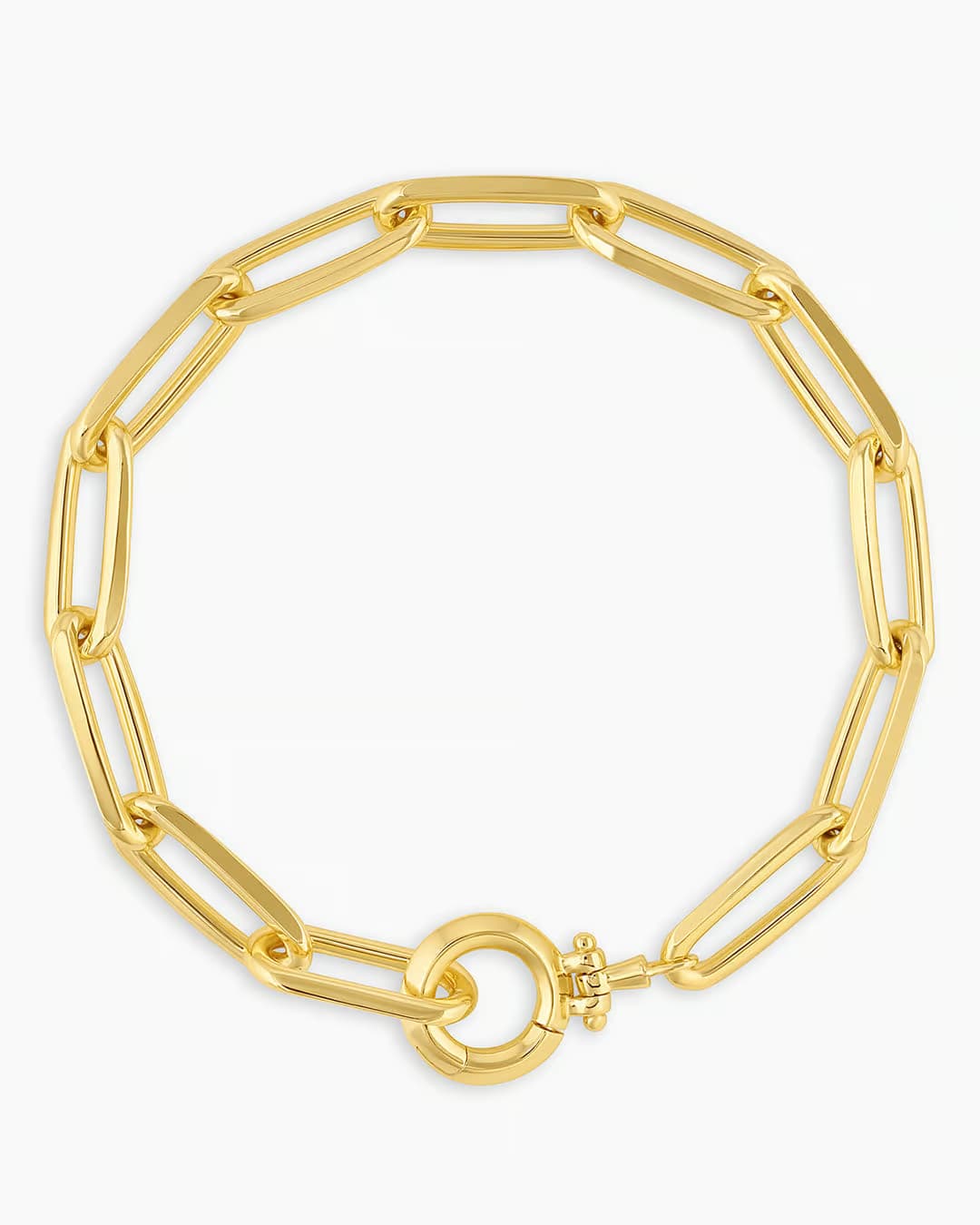 18k gold XL sized chain bracelet from the jewelry brand Gorjana.