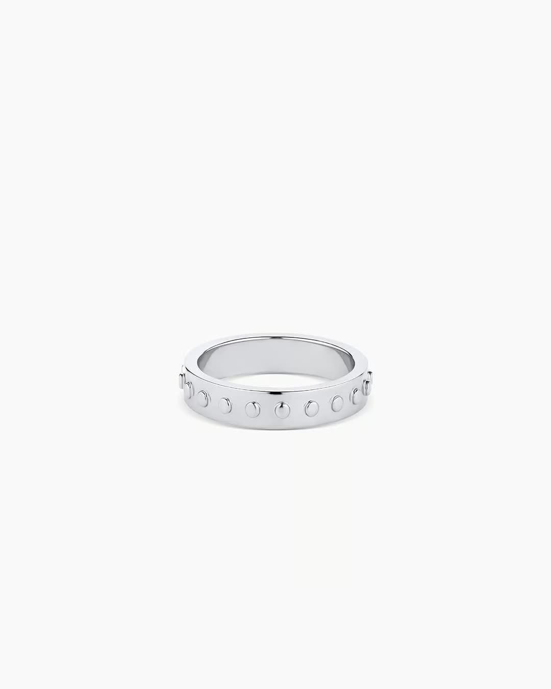 Rhodium plated Asher Ring from the brand Gorjana.