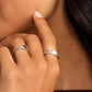 Rhodium plated Asher Ring from the brand Gorjana.