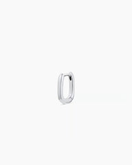 Silver plated single huggie earring from the jewelry brand Gorjana.