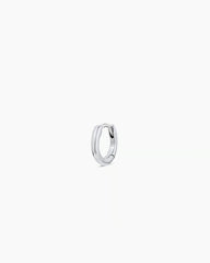 Rhodium Plated single huggie earring from the jewelry brand Gorjana.